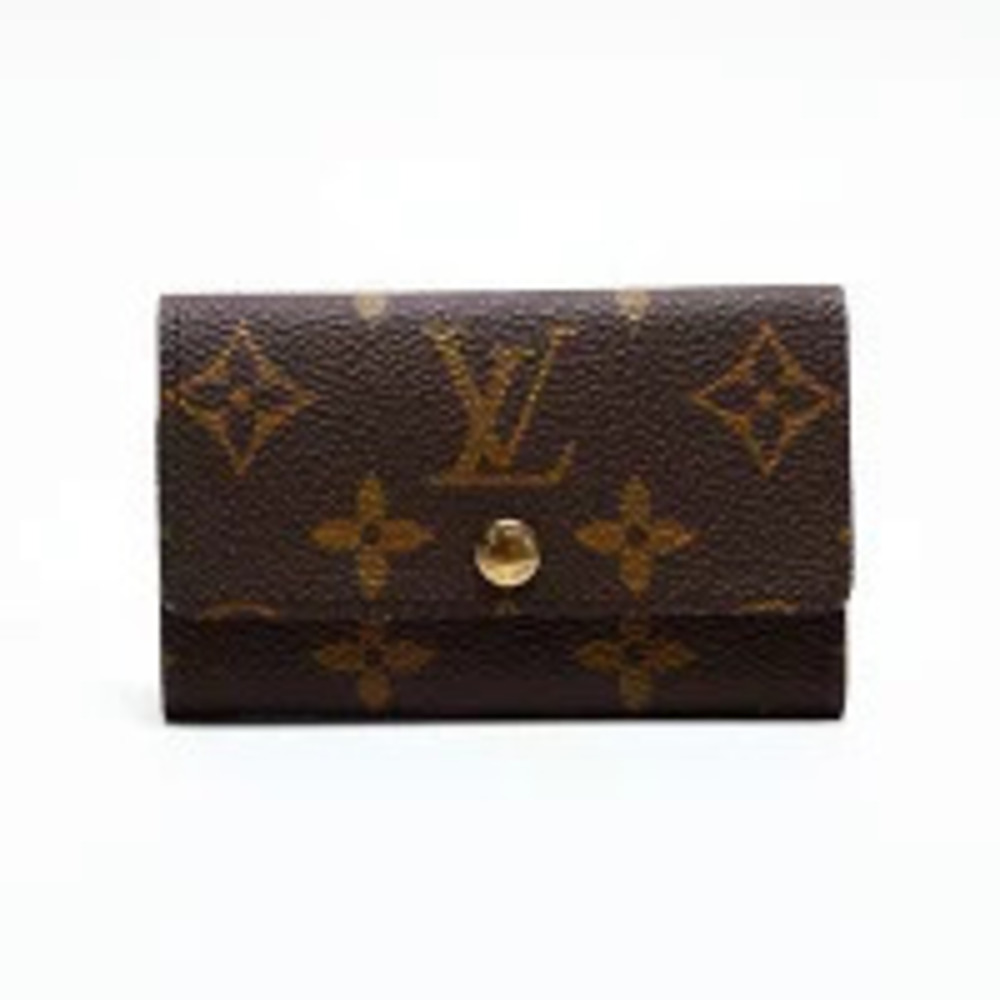 Louis Vuitton Monogram Key Case Wallet Brown